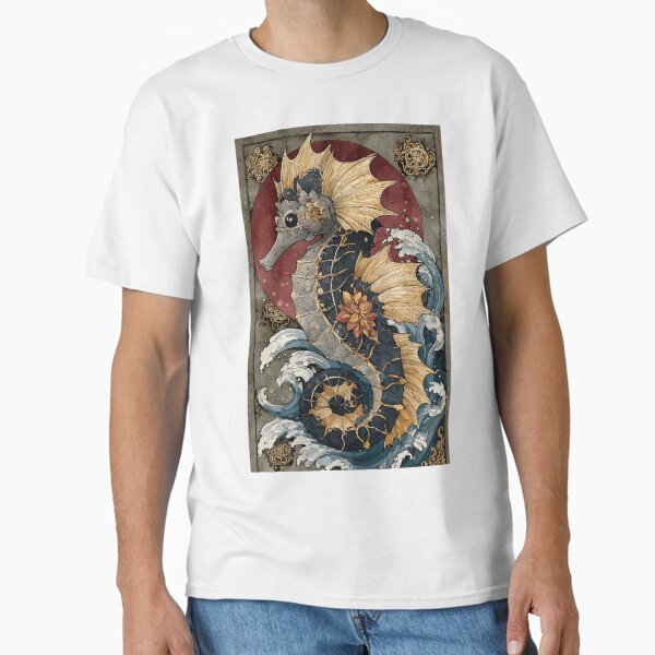 Item preview, Shadowed Majesty: A Gilded Seahorse designed and sold by bloorose.