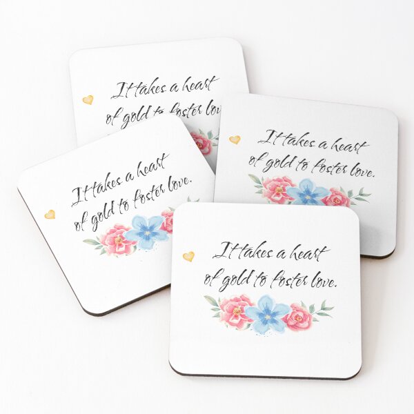 Item preview, It Takes a Heart of Gold to Foster Love designed and sold by Inkspire Design.