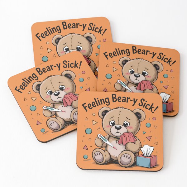 Item preview, Teddy And His Big Cold Feeling Bear-y Sick! designed and sold by SurrealArtSzysz.