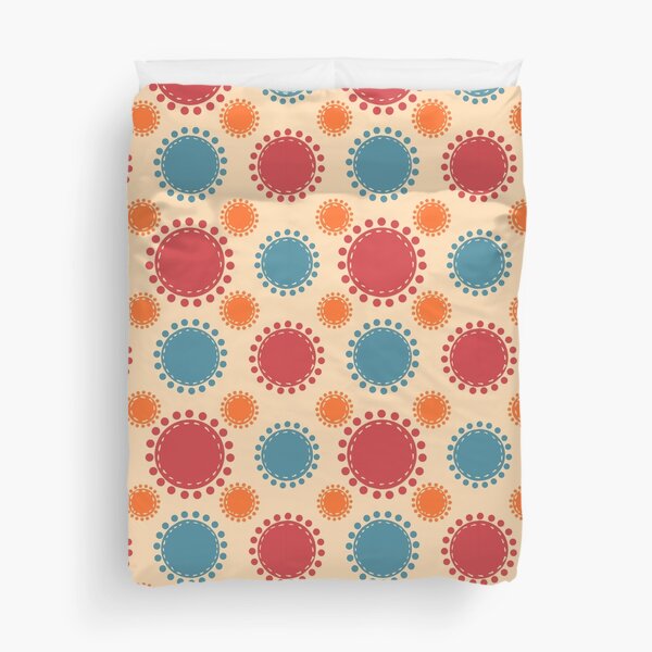 Item preview, Playful Retro Dot Circles | 70s Inspired Boho Geometric Pattern designed and sold by Leselina Designs.