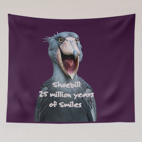 Item preview, Shoebill Smiles designed and sold by The Digital Compass.