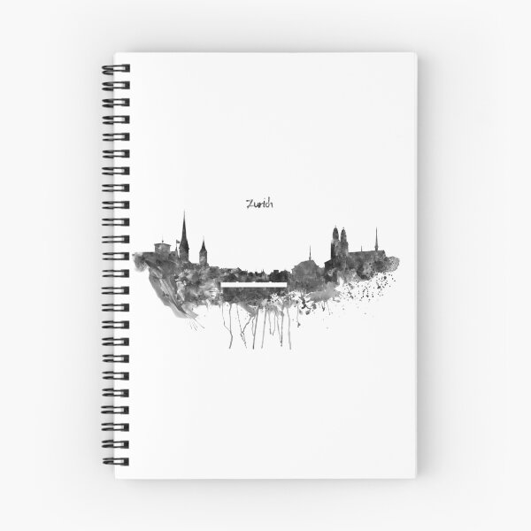 Item preview, Zurich Skyline Silhouette designed and sold by caracatita75.