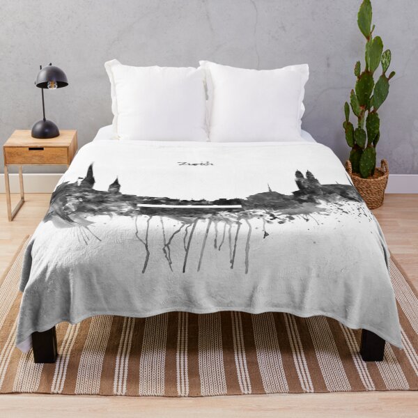 Item preview, Zurich Skyline Silhouette designed and sold by caracatita75.