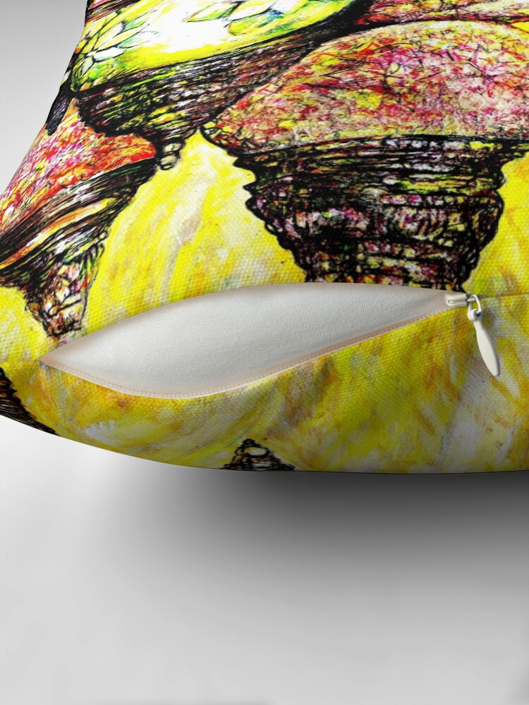 Thumbnail 2 of 4, Pillow, Even Bigger Idea of Color designed and sold by gayeelise.