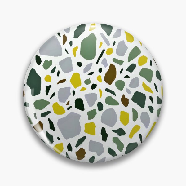 Item preview, Terrazzo Pattern In Mustard, Green, And Soft Gray designed and sold by DEC02.