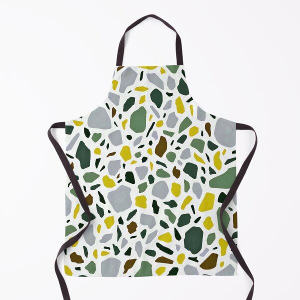 Item preview, Terrazzo Pattern In Mustard, Green, And Soft Gray designed and sold by DEC02.