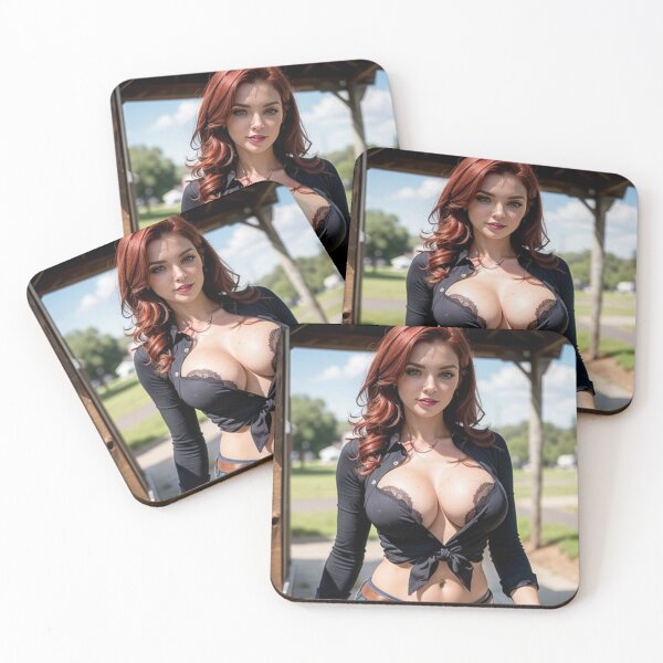Item preview, Busty Redhead Country Girl in Tight Jeans designed and sold by MissSaylor.