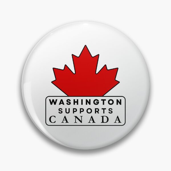 Item preview, WASHINGTON SUPPORTS CANADA designed and sold by fetch-it-studio.