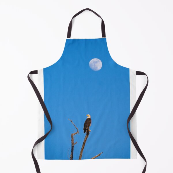 Item preview, Bald eagle and Full Moon, U Arboretum, MAdison, WI designed and sold by StevenRalserPhoto.