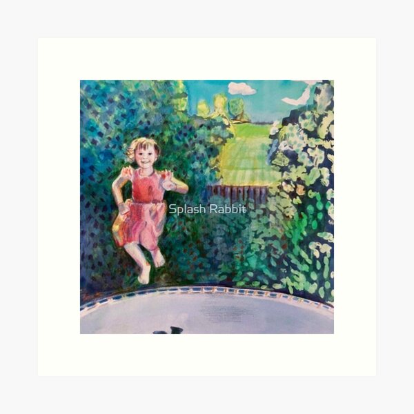 Aperçu de l'œuvre Amusement sur trampoline créée et vendue par Splash Rabbit .