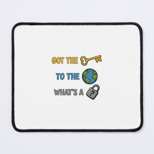 Item preview, TDE keys, world, lock designed and sold by art by anj.
