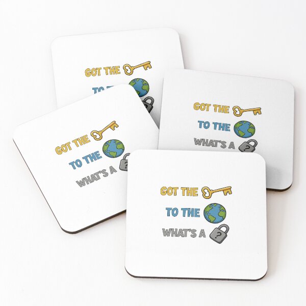 Item preview, TDE keys, world, lock designed and sold by art by anj.