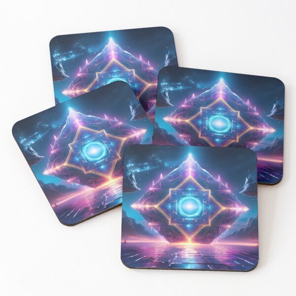 Item preview, Merkaba Gate – Portal of Neon Ascension designed and sold by HighestMind_888.