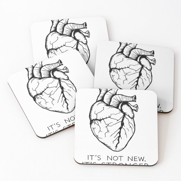 Item preview, It’s Not New. It’s Stronger – Resilience Heart Art designed and sold by FRADEX STORE.