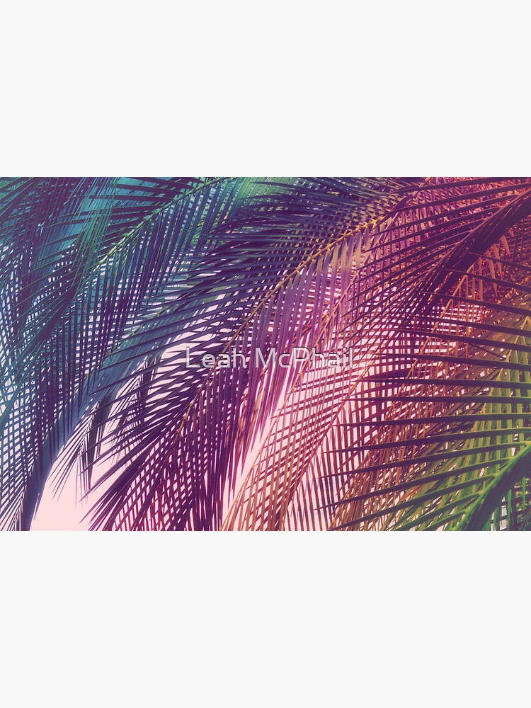 Indian Summer Boho Palm Leaves by LeahMcPhail