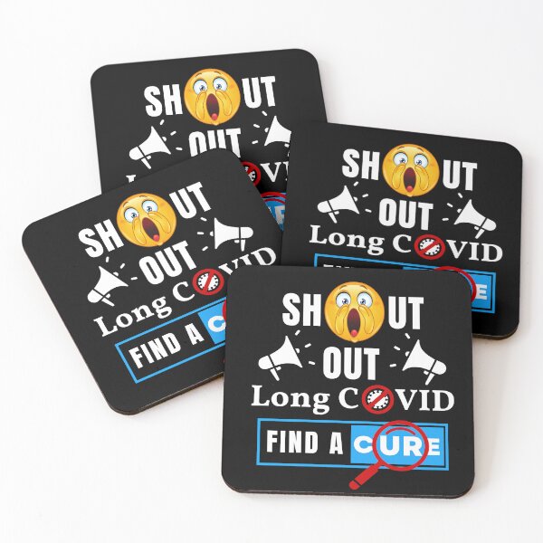 Item preview, Shout Out for LONG COVID Suffers - FIND A CURE. designed and sold by MPC-Mince-Pies.