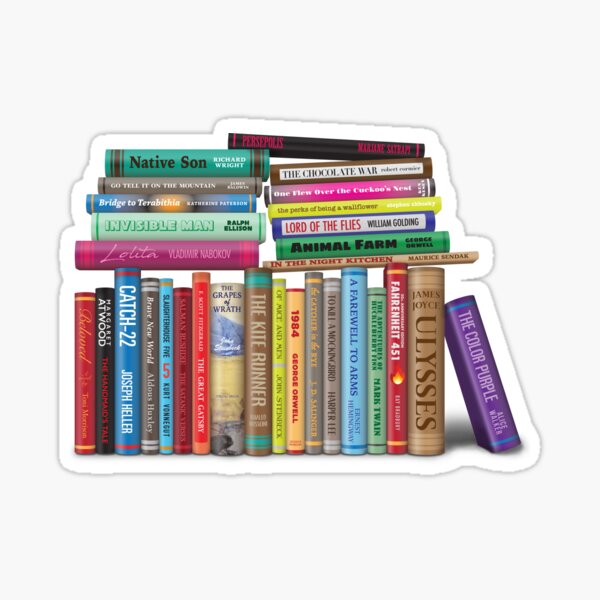 Artikel-Vorschau von Verbotene Bücher (KEINE kleinen Aufkleber bestellen, siehe Beschreibung), designt und verkauft von travelwitheric.