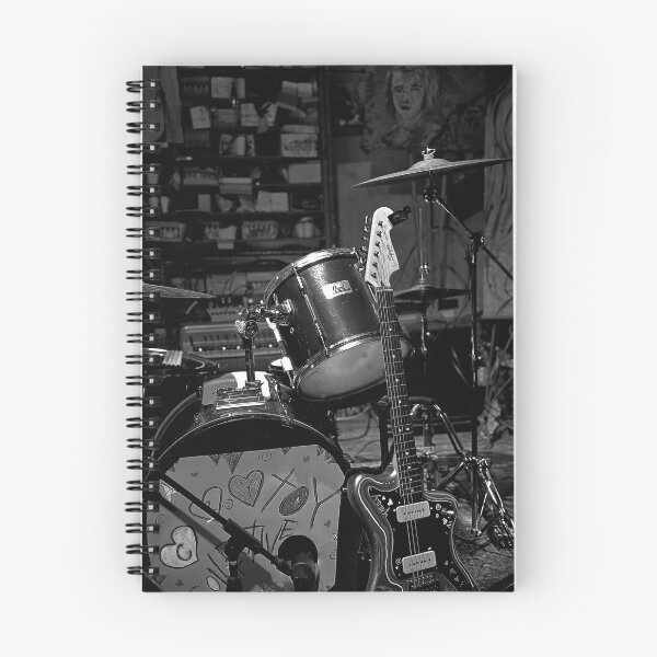 Item preview, Black and White Drumset and Guitar Photography designed and sold by REUP50mm.