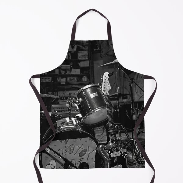 Item preview, Black and White Drumset and Guitar Photography designed and sold by REUP50mm.
