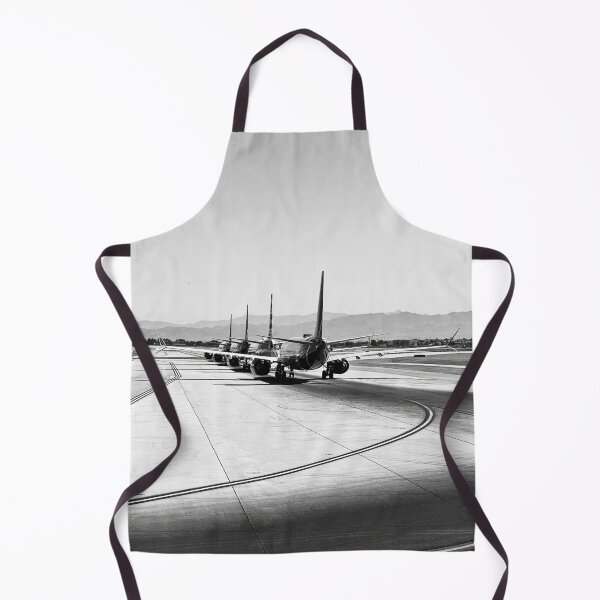Item preview, Black and White Airplanes on a Runway Photography designed and sold by REUP50mm.