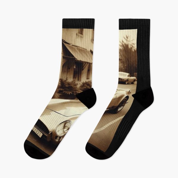Item preview, old sepia pictures vintage supercar designed and sold by PrintYourStyle.