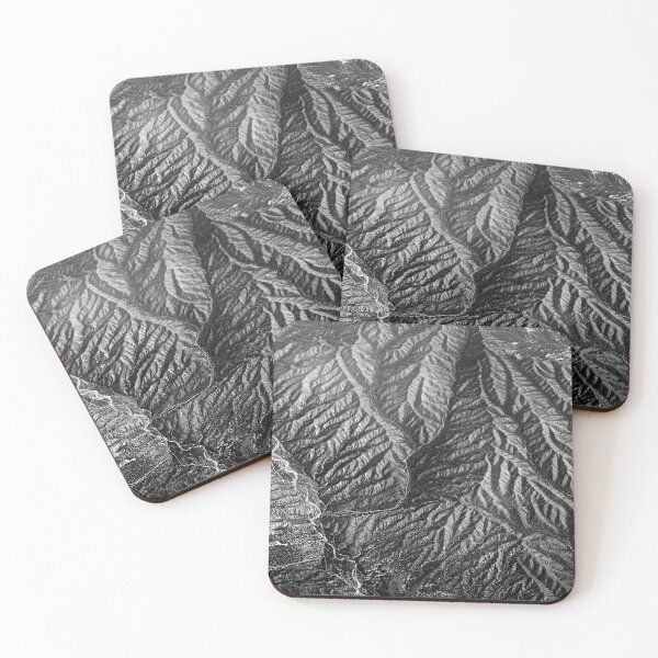 Item preview, Black and White Aerial Mountain Photography designed and sold by REUP50mm.