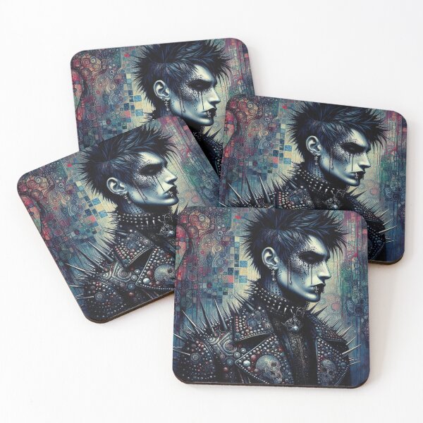 Item preview, Black Metal Rocker Art designed and sold by TheDarkWardrobe.