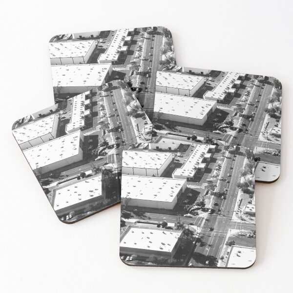 Item preview, Black and White Aerial City Photography designed and sold by REUP50mm.