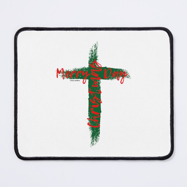 Item preview, Merry Christmas Cross Merry Christmas Day Cross of Christ designed and sold by giddygoldfinch.