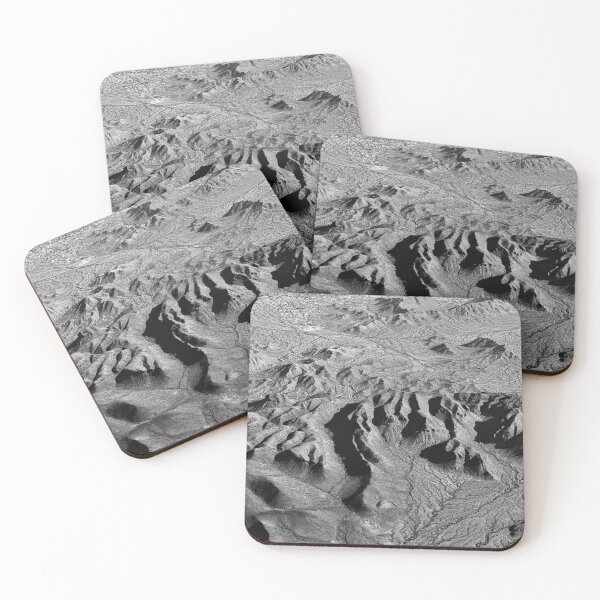 Item preview, Black and White Aerial Mountain Photography designed and sold by REUP50mm.
