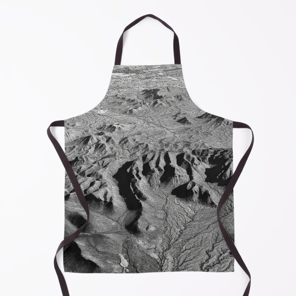Item preview, Black and White Aerial Mountain Photography designed and sold by REUP50mm.