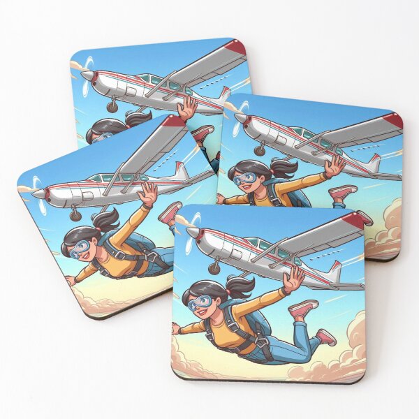 Item preview, Skydiving from an airplane designed and sold by PandoraCastle.