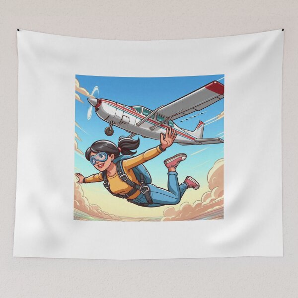 Item preview, Skydiving from an airplane designed and sold by PandoraCastle.