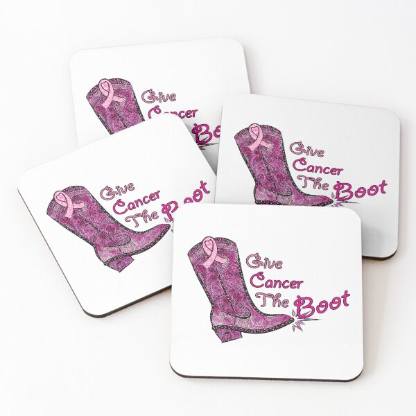 Item preview, Breast Cancer Support Pink Giver Cancer the Boot designed and sold by PinkWinkDesigns.