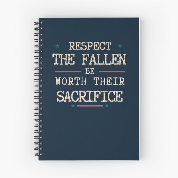 Item preview, Tribute to Fallen Soldiers: Respect the Fallen Be Worth Their Sacrifice Classic T-Shirt designed and sold by SunflakeStudio.