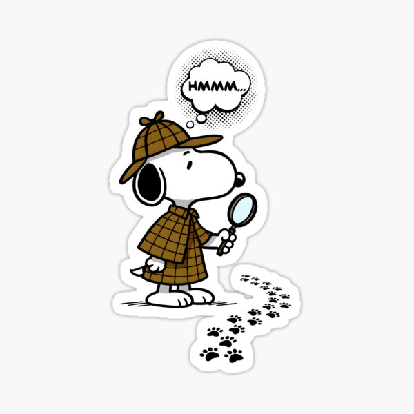 Artikel-Vorschau von Snoopy / Detektiv Snoops, designt und verkauft von DarrenAshenOne.