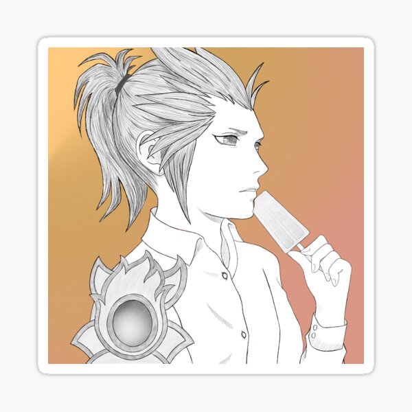 Item preview, Axel portrait - Ice-cream variant  designed and sold by Illuminations101.