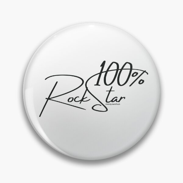 Item preview, 100% Rock Star The Original 100% Organic 100% designed and sold by giddygoldfinch.