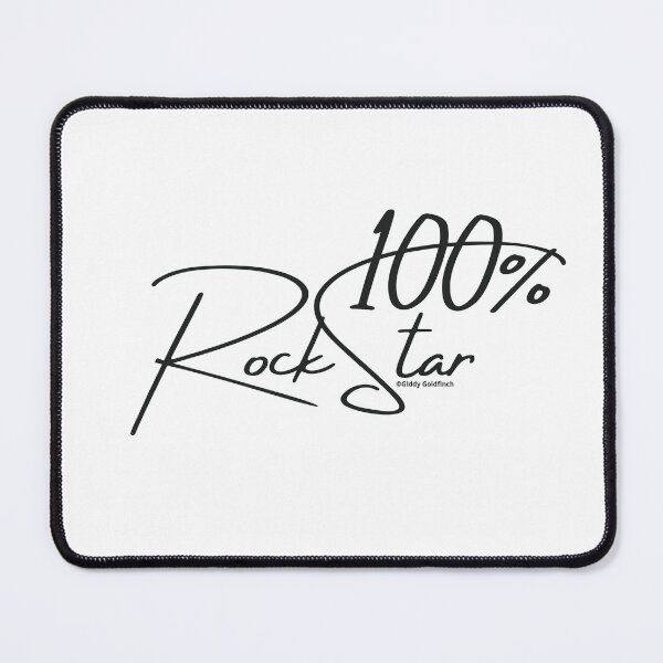 Item preview, 100% Rock Star The Original 100% Organic 100% designed and sold by giddygoldfinch.
