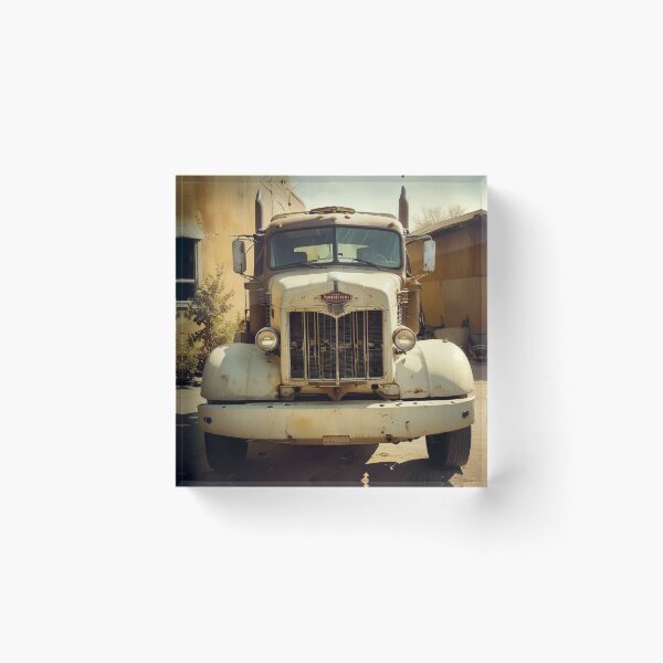 Item preview, old sepia pictures, vintage large american truck  designed and sold by PrintYourStyle.