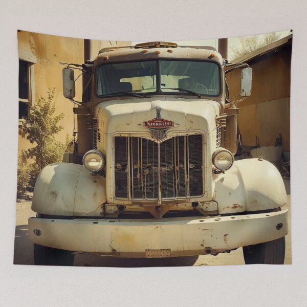 Item preview, old sepia pictures, vintage large american truck  designed and sold by PrintYourStyle.