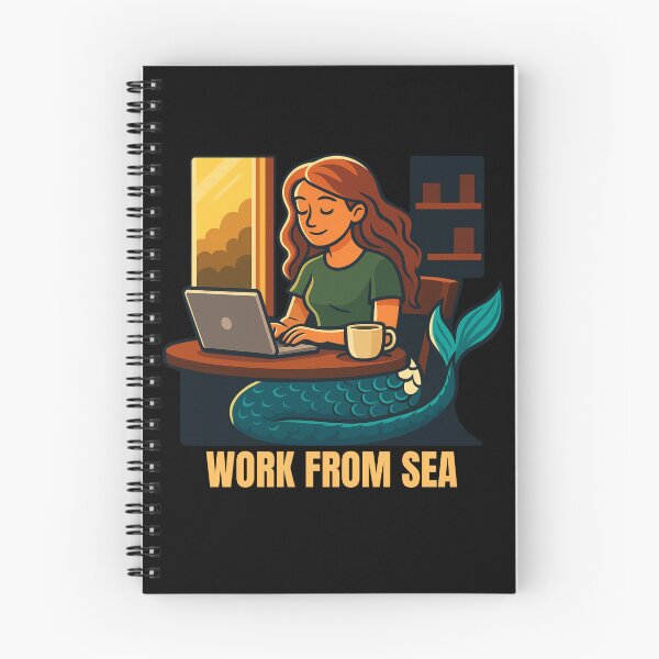 Item preview, Modern Mermaid on a Work Break designed and sold by Motivora.