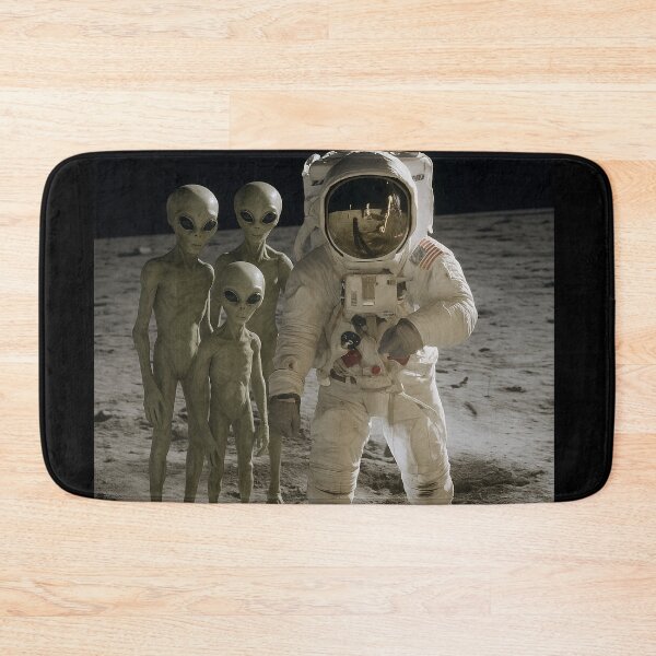 Item preview, First Contact Man on the Moon designed and sold by Abducted Treasures.