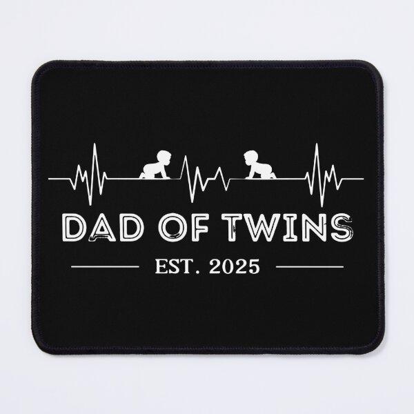 Item preview, Fathers Day Baby Dad Family Twin Parents designed and sold by ArtByKatti.