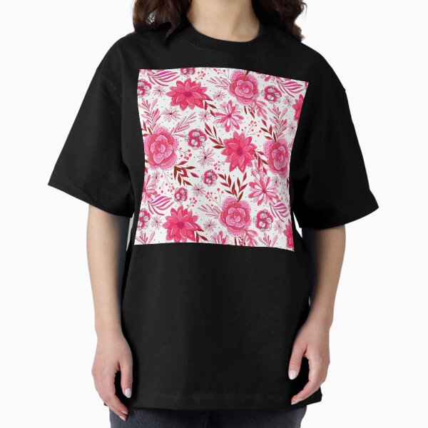 Aperçu de l'œuvre Motif de conception d'art floral moderne rouge de jolie princesse créée et vendue par DEC02.