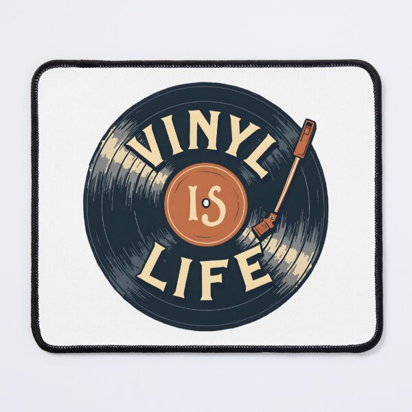 Item preview, Vinyl Is Life Vintage Record Lover Tee designed and sold by PopPrismDesigns.