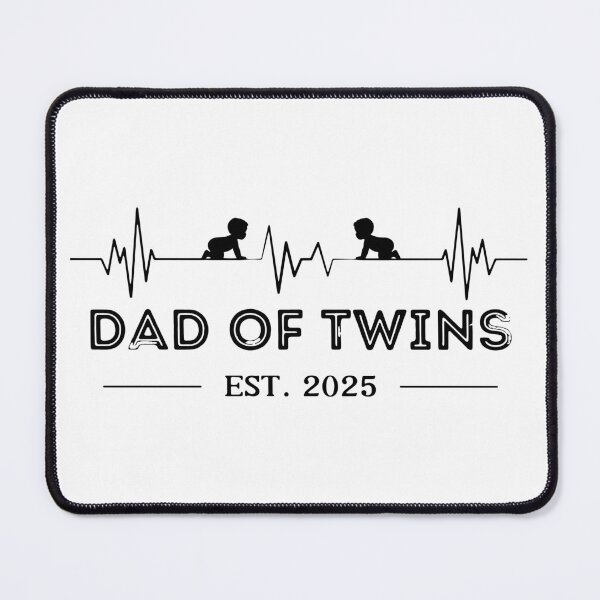 Item preview, Fathers Day Baby Dad Family Twin Parents designed and sold by ArtByKatti.