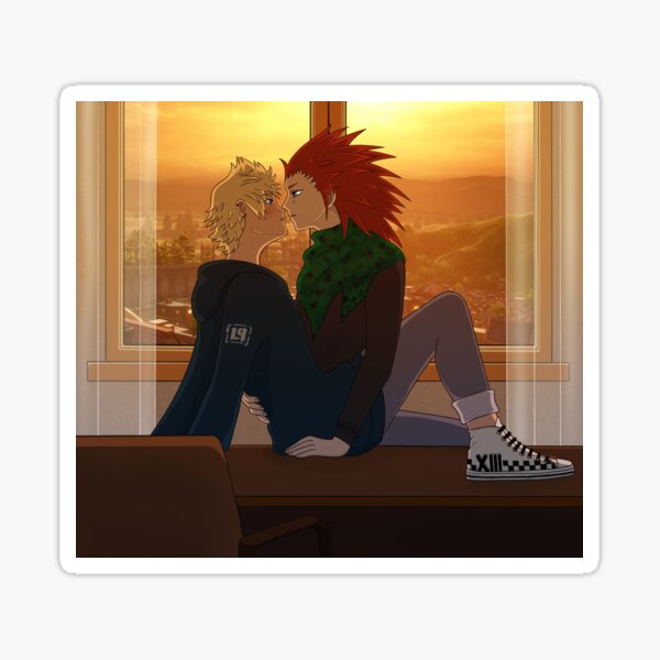 Vista previa del artículo con la obra «Axel y Roxas», diseñado y vendido por Illuminations101.