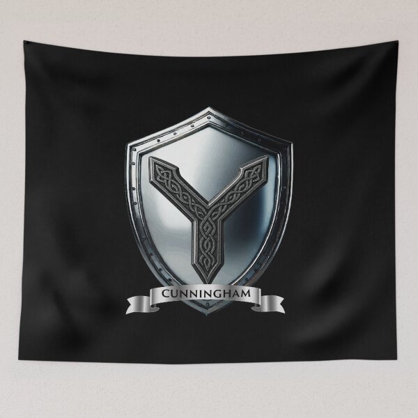 Item preview, Cunningham Name Shield  Name of Strength, Banner of Ancestry designed and sold by Highlandkings.