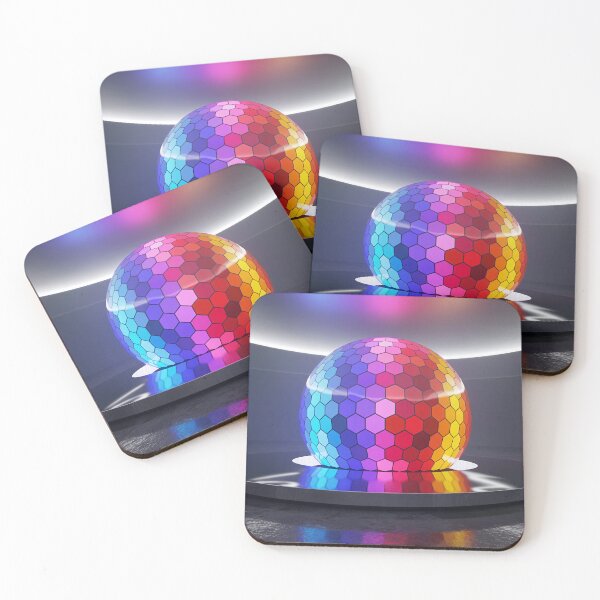 Item preview, A futuristic party room disco ball that is a mosaic sphere designed and sold by mystiquelicorne.
